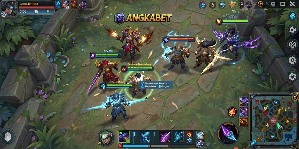 Tampilan gameplay seru dan strategis di ANGKABET.