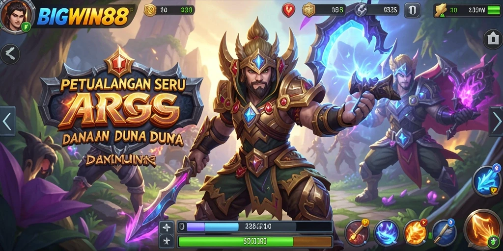 Tampilan gameplay seru dan aksi mendebarkan dalam BIGWIN88.