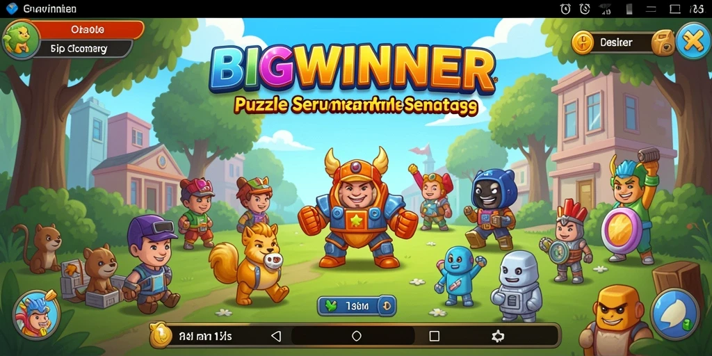 Tampilan gameplay BIGWINNER yang menantang dan menyenangkan.