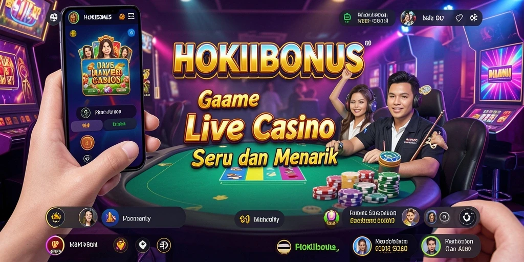 Tampilan gameplay HOKIBONUS yang mendebarkan dan interaktif.