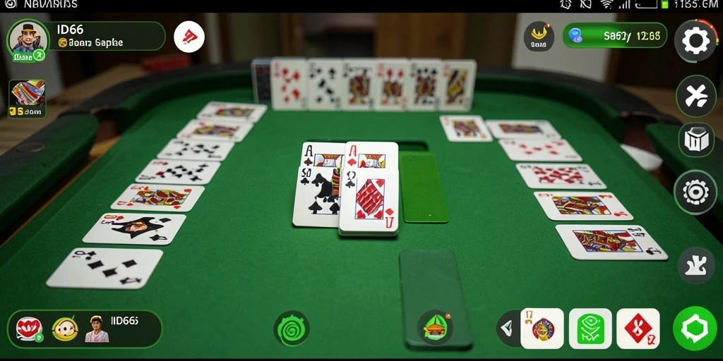 Tampilan gameplay Gaple yang seru dan menantang di ID66.