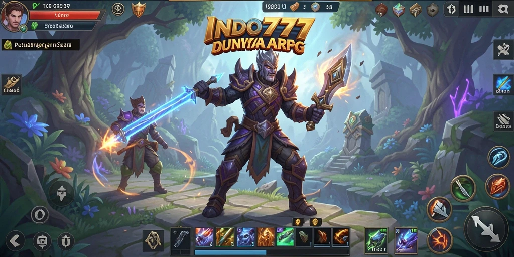Tampilan gameplay ARPG yang seru dan menantang di INDO777.