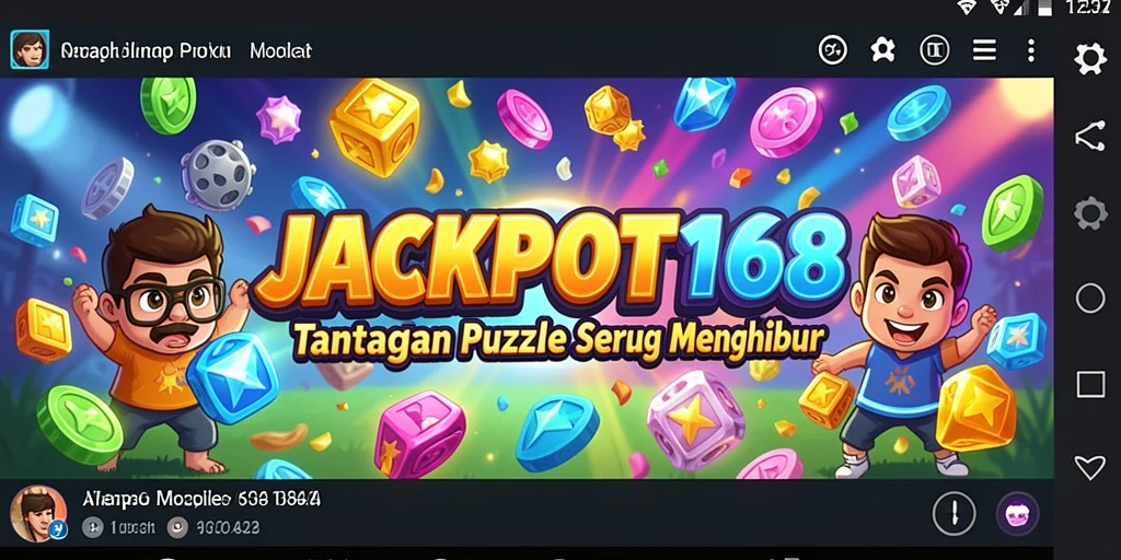 Screenshot gameplay JACKPOT168 yang penuh tantangan Puzzle.