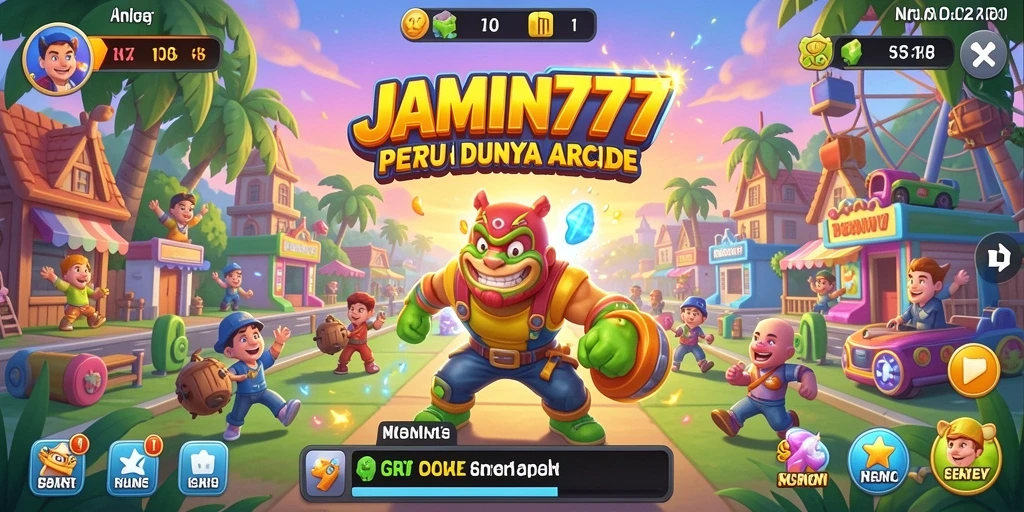 Tampilan gameplay seru dan penuh warna dari JAMIN777.