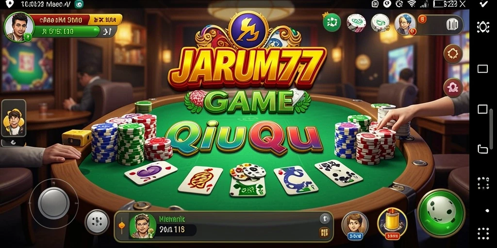 Gameplay seru JARUM77 dalam aksi kartu QiuQiu.