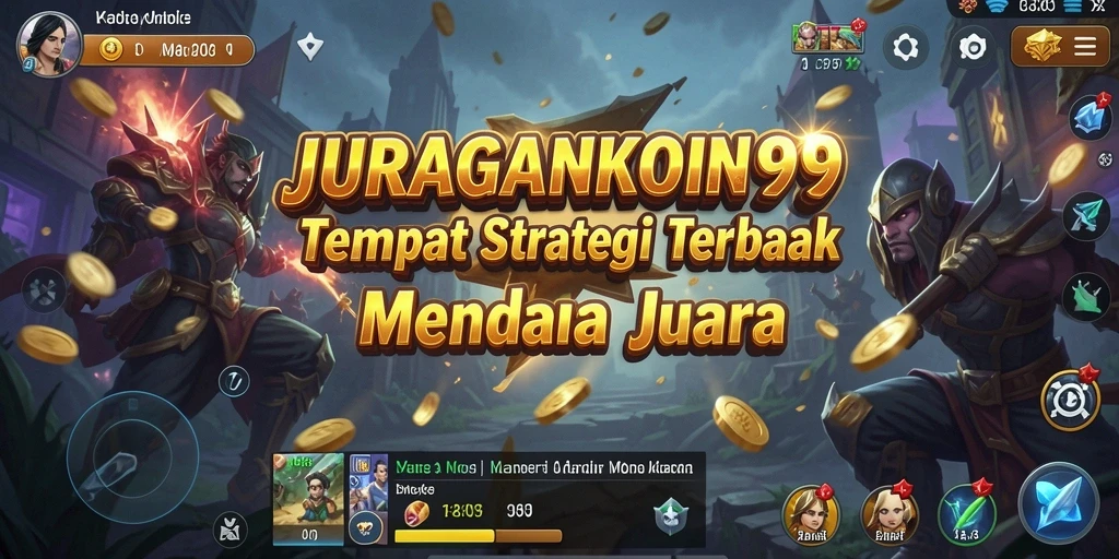 Tampilan gameplay mendebarkan di JURAGANKOIN99