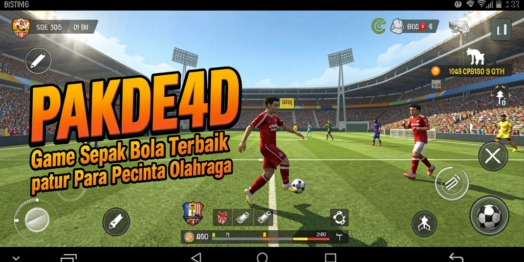 Screenshot gameplay PAKDE4D yang menunjukkan aksi di lapangan.