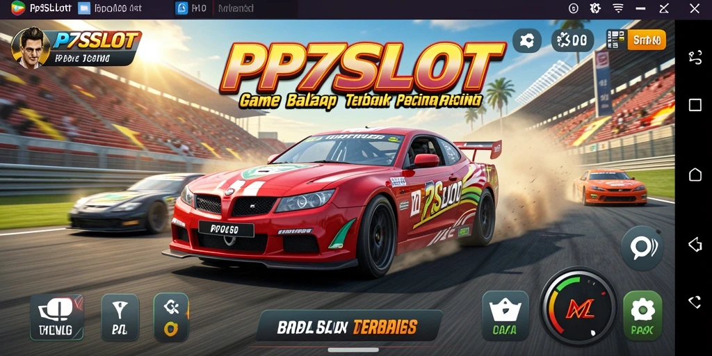 Screenshot utama PP7SLOT menampilkan balapan yang mendebarkan dan grafis menawan.