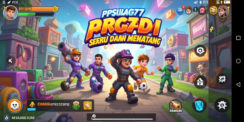 Tangkapan layar menunjukkan aksi seru dalam permainan Arcade PSG77.