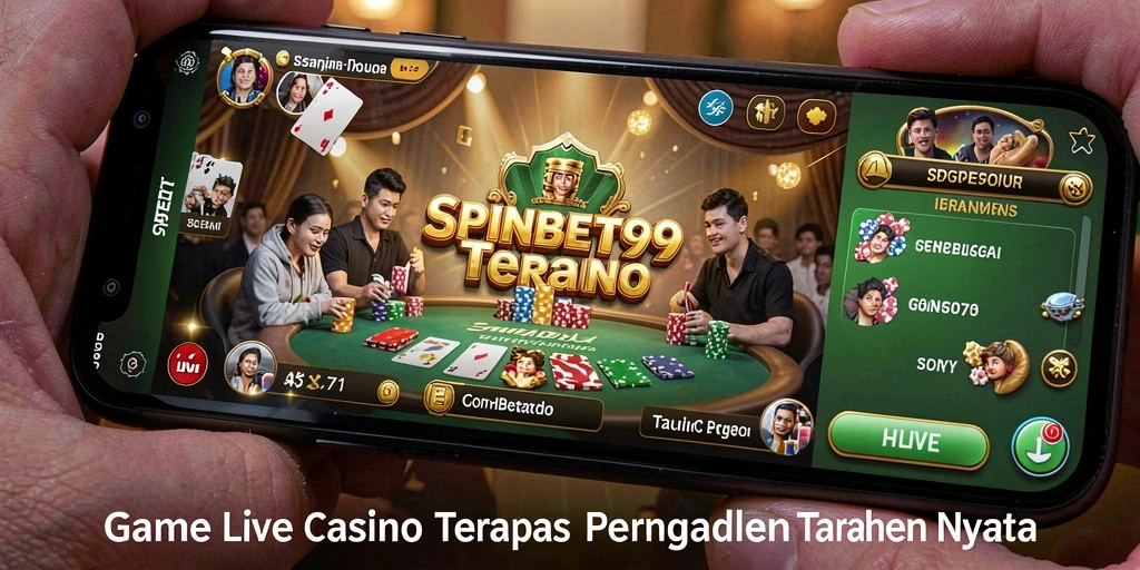 Tampilan permainan langsung SPINBET99 yang menegangkan dan interaktif.