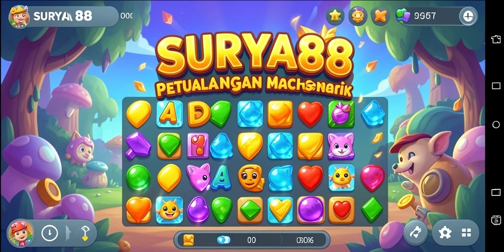 Tampak menarik dengan gameplay Match-3 penuh warna.