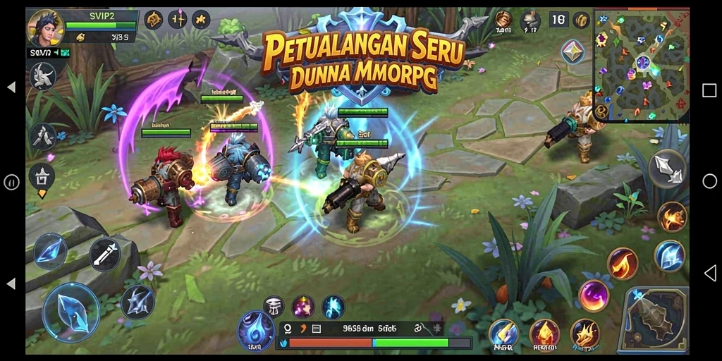 Gameplay menarik dalam dunia fantasi MMORPG SVIP2.