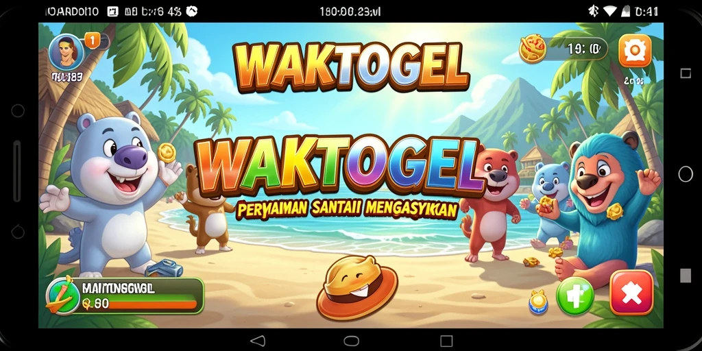 Tampilan gameplay <strong>WAKTOGEL</strong> yang menarik dan interaktif.