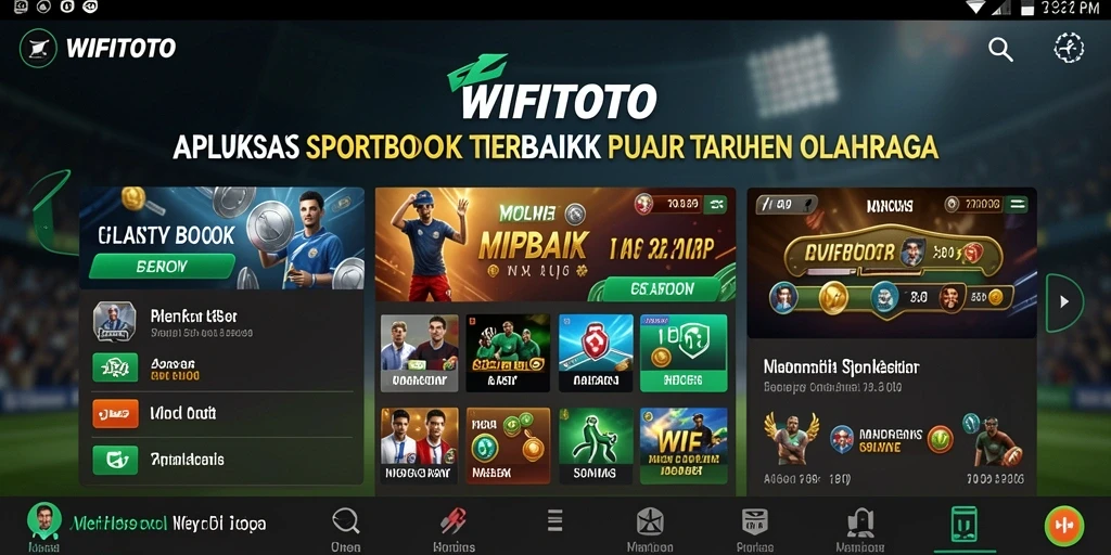 Tampilan antarmuka pengguna WIFITOTO yang menarik dan fungsional.