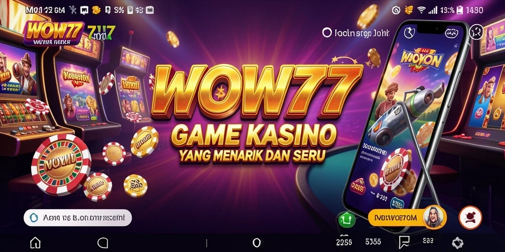 Tampilan gameplay WOW77 yang menarik dan mendebarkan.